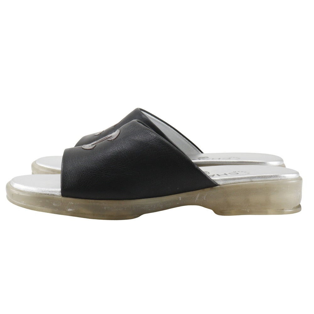 Chanel Coco Mark Leather Sandals