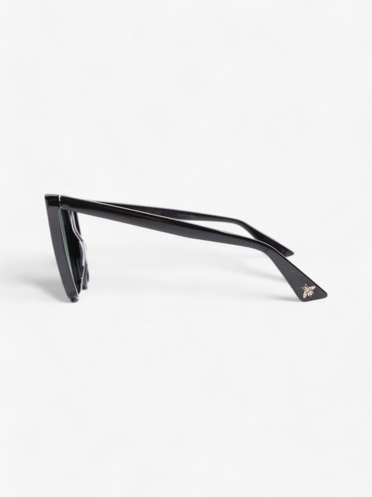 Gucci Oversized Sunglasses Black Acetate 140mm