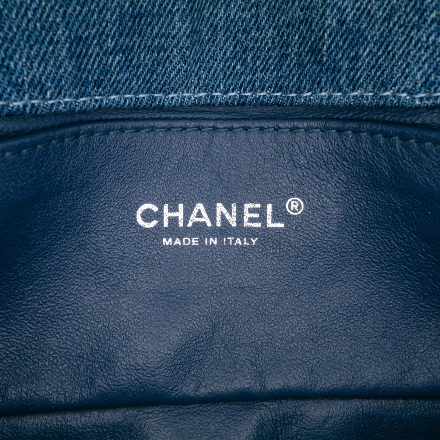 Blue Chanel Small Quilted Denim Boy Flap Crossbody Bag
