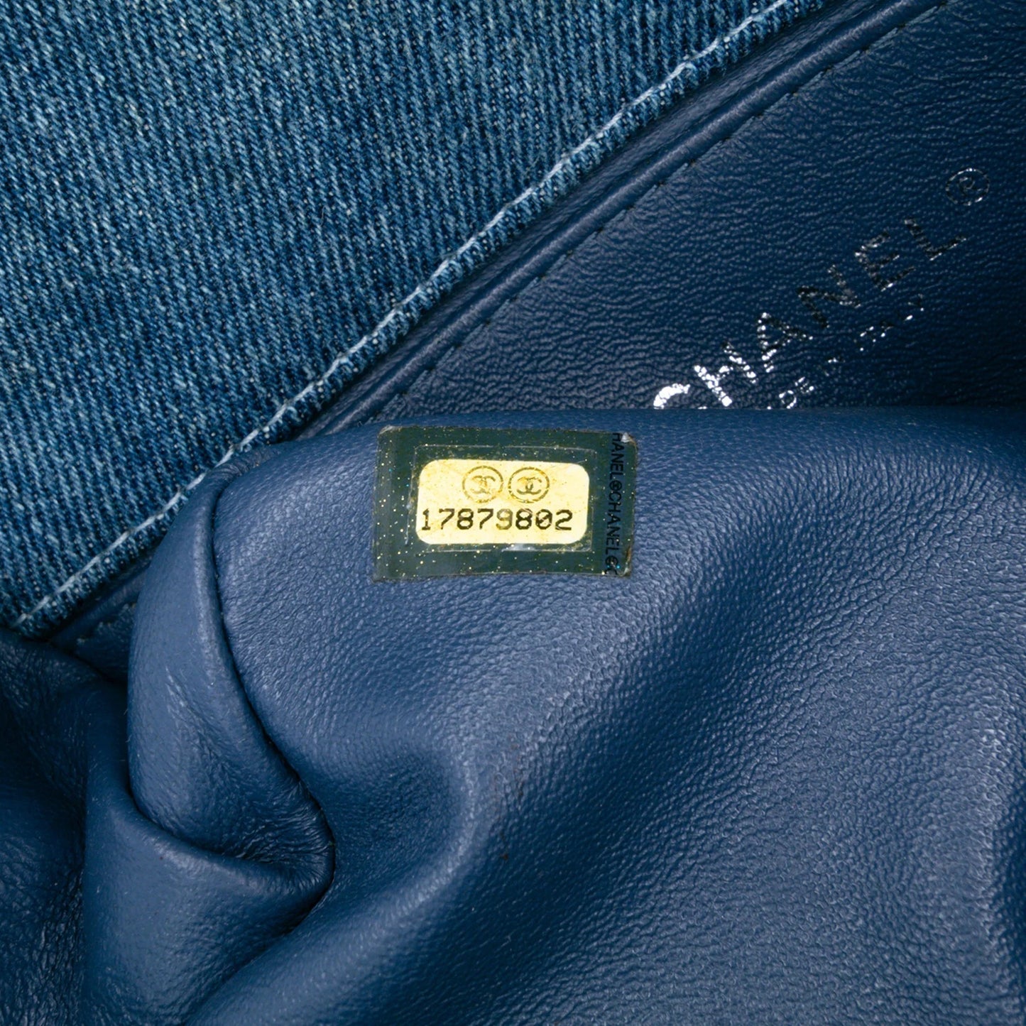 Blue Chanel Small Quilted Denim Boy Flap Crossbody Bag
