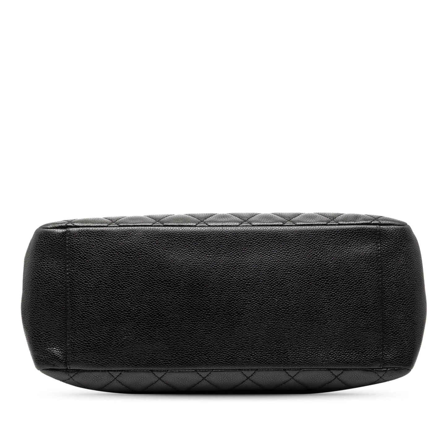 Black Chanel Caviar Grand Shopping Tote