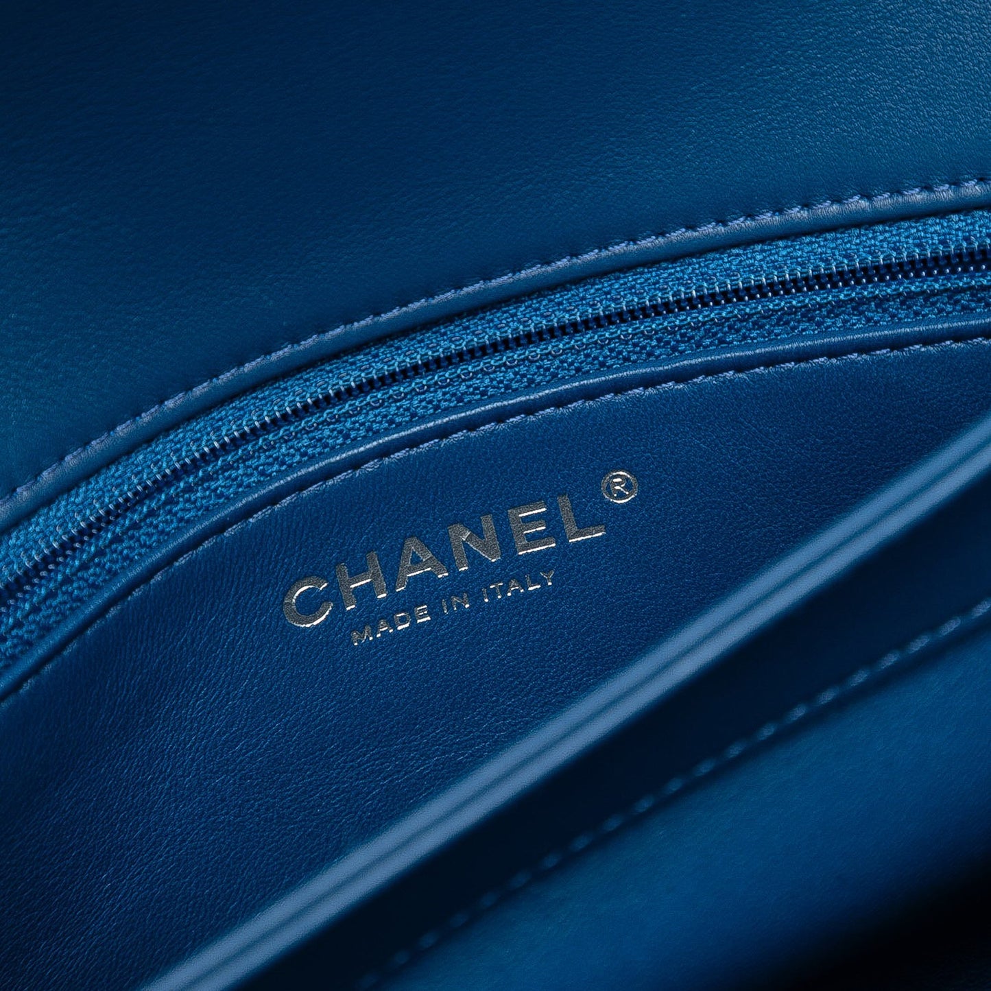 Blue Chanel Medium Lambskin Trendy CC Top Handle Bag Satchel