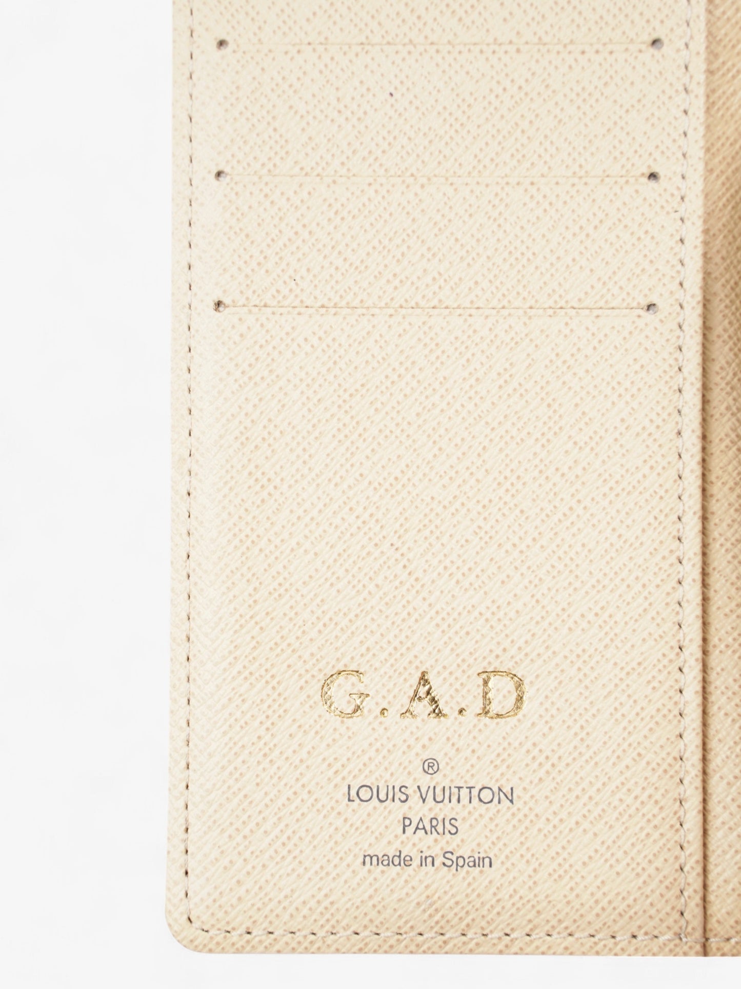 Louis Vuitton Ring Agenda Cover Damier Azur Coated Canvas Small