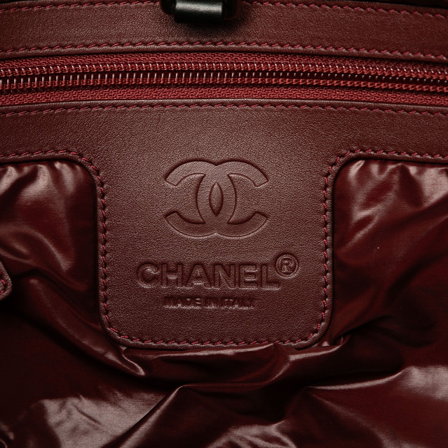 Black Chanel Small Quilted Nylon Coco Cocoon Tote