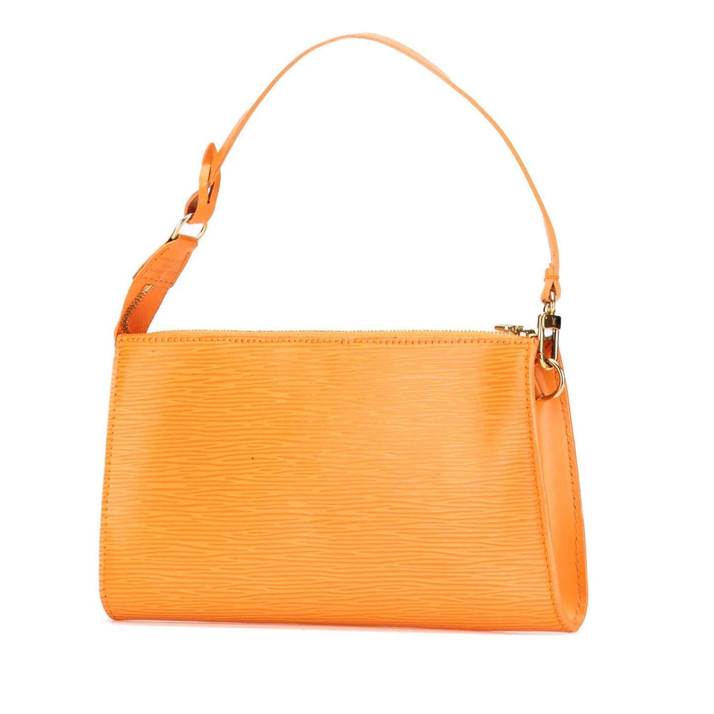 Orange Louis Vuitton Epi Pochette Accessoires Shoulder Bag