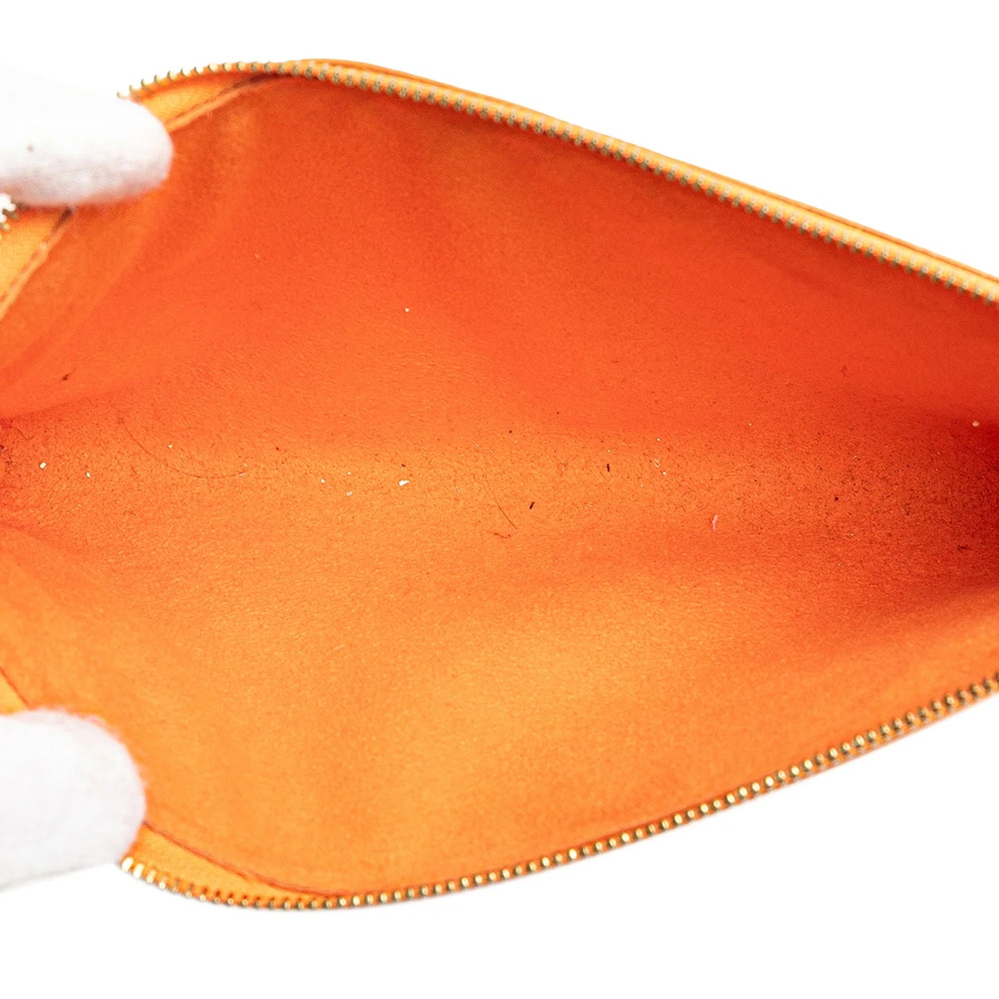 Orange Louis Vuitton Epi Pochette Accessoires Shoulder Bag