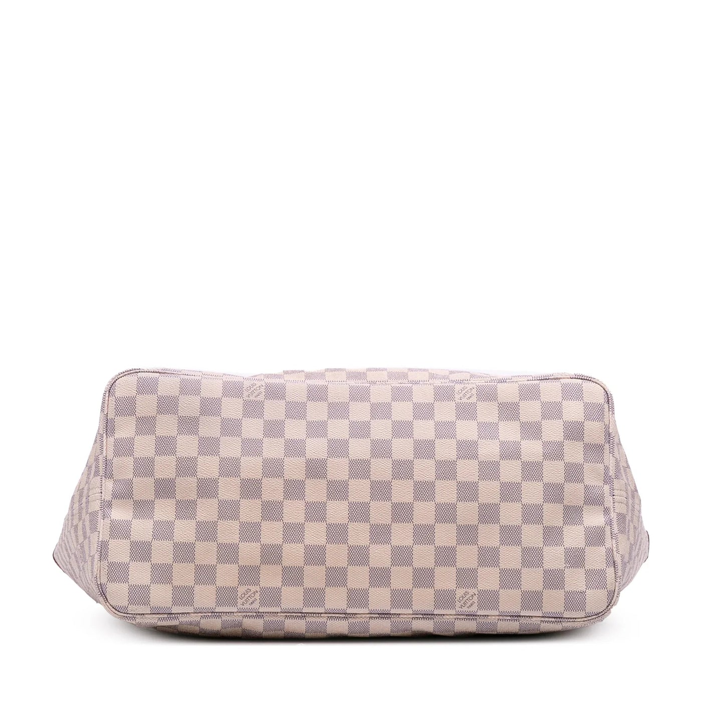 White Louis Vuitton Damier Azur Neverfull GM Tote Bag