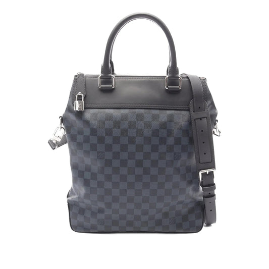 Blue Louis Vuitton Damier Cobalt Greenwich Tote Satchel
