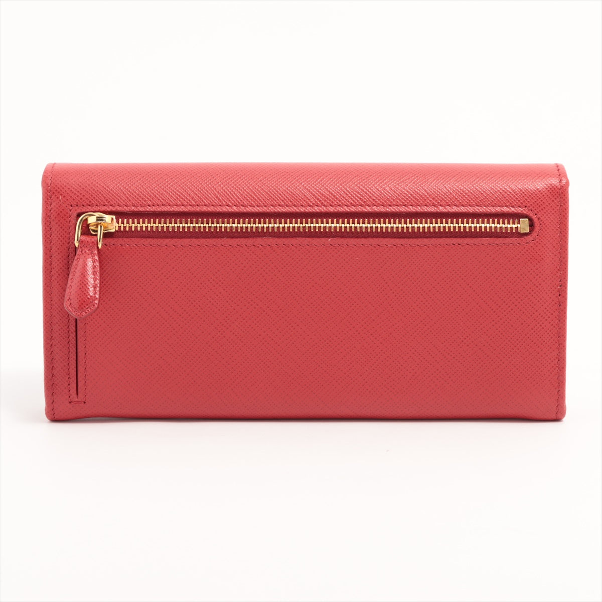 Prada Fuoco Large Saffiano Metal Leather Wallet [Clearance Sale]
