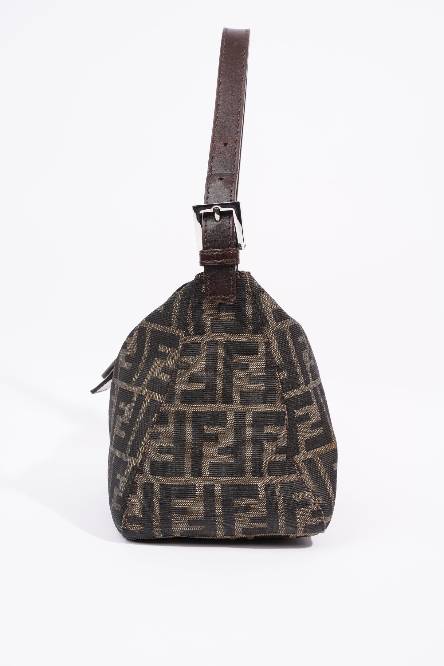Fendi Mamma Baguette Brown Zucca Canvas