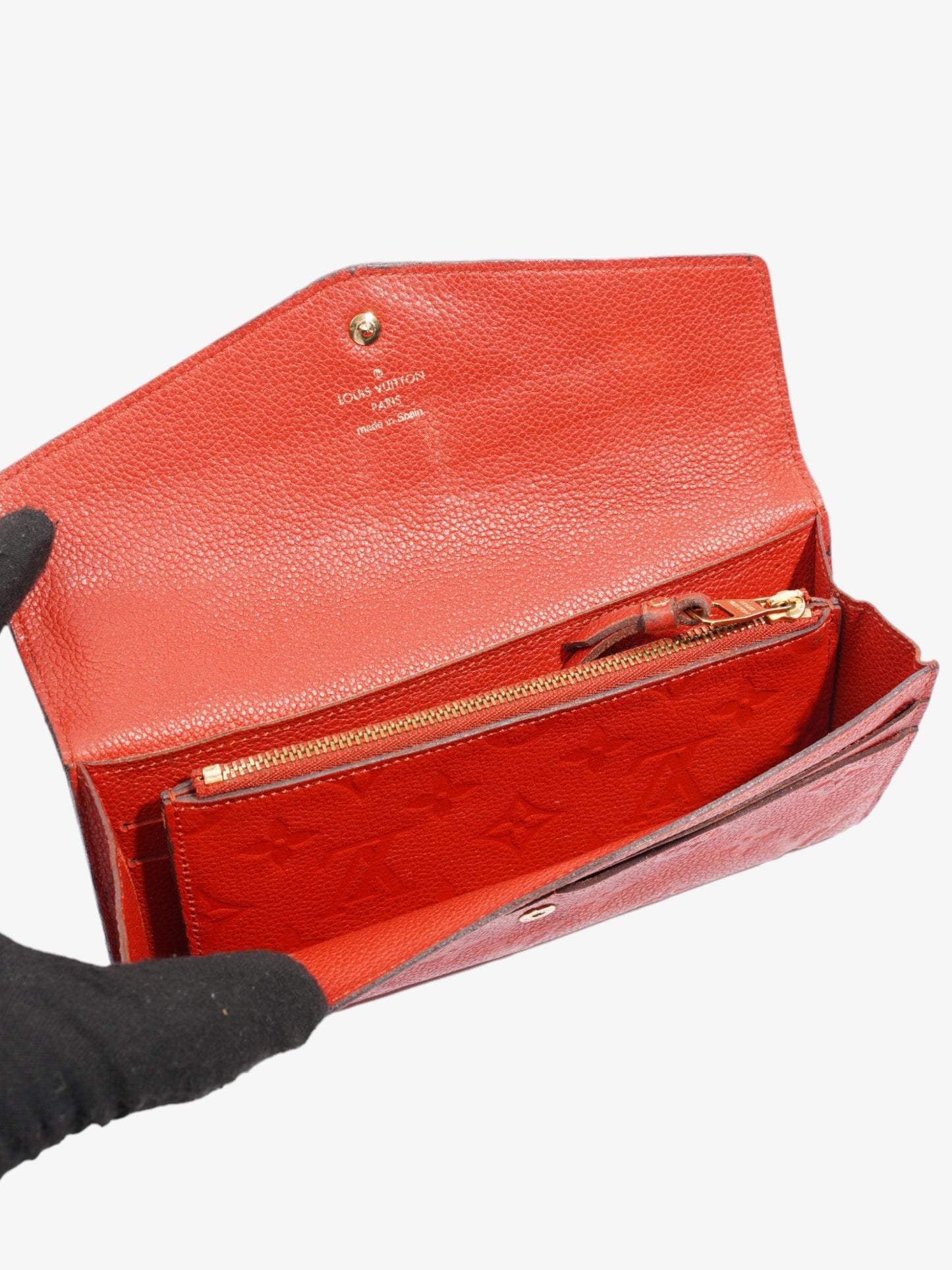 Louis Vuitton Portefeuille Curie  Wallet Jaipur Empreinte Leather