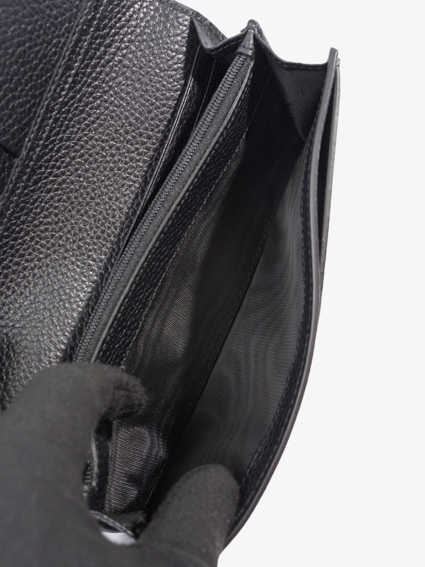 Gucci Long Wallet Black Leather