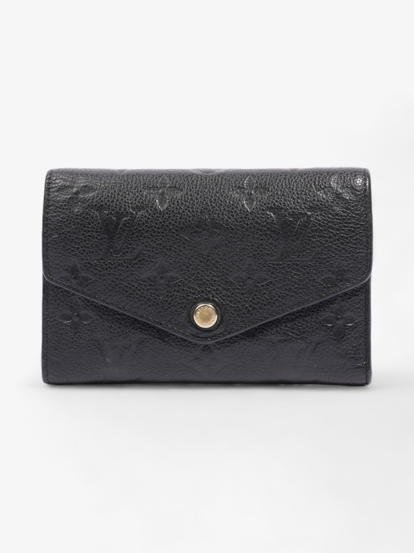 Louis Vuitton Curie  Trifold wallet  Black / Black Empreinte Leather