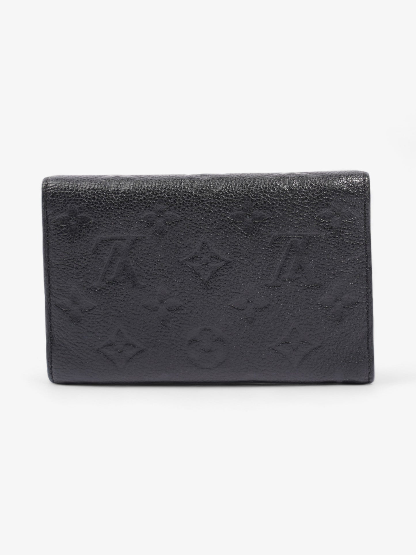 Louis Vuitton Curie  Trifold wallet  Black / Black Empreinte Leather