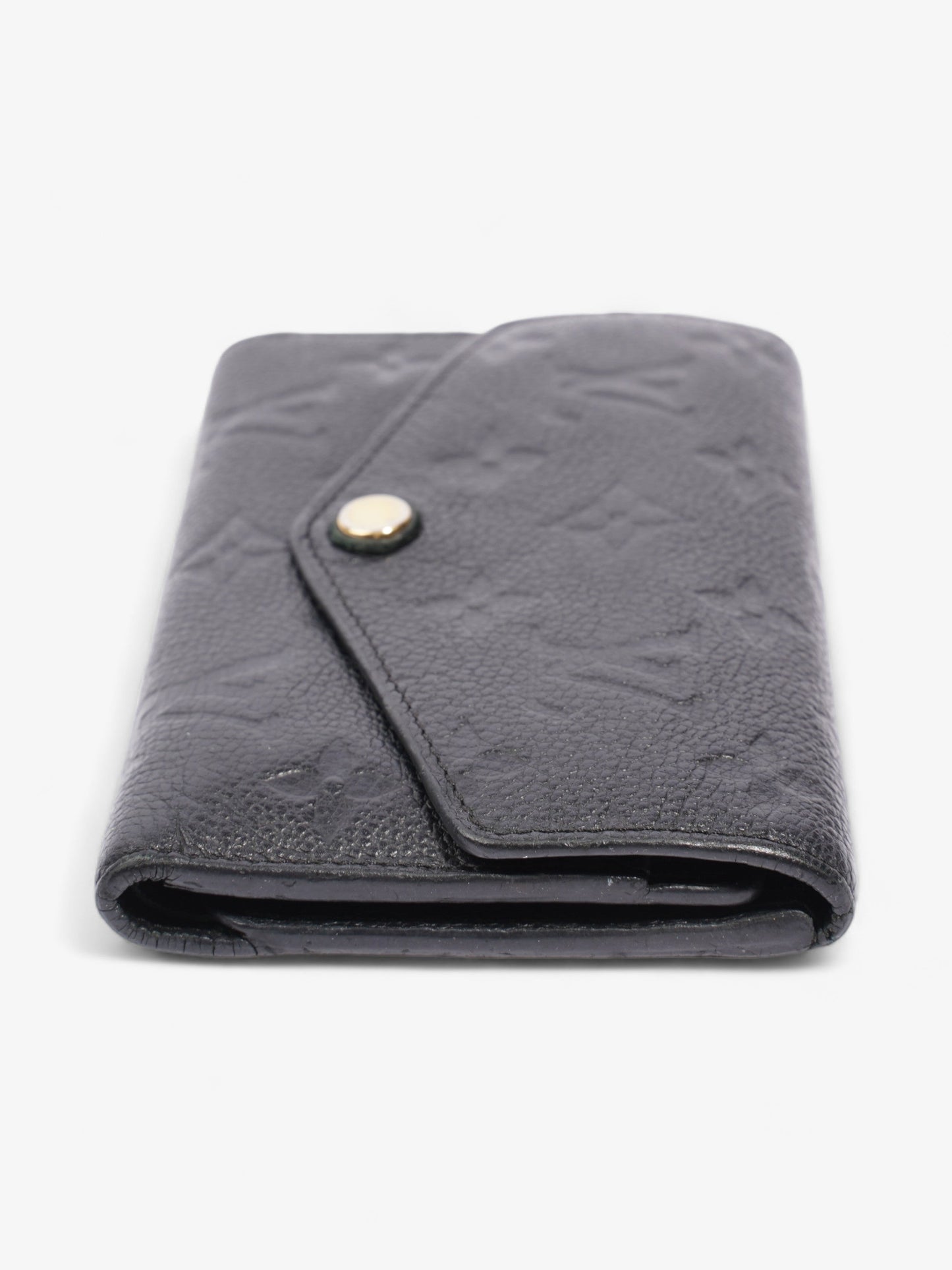 Louis Vuitton Curie  Trifold wallet  Black / Black Empreinte Leather