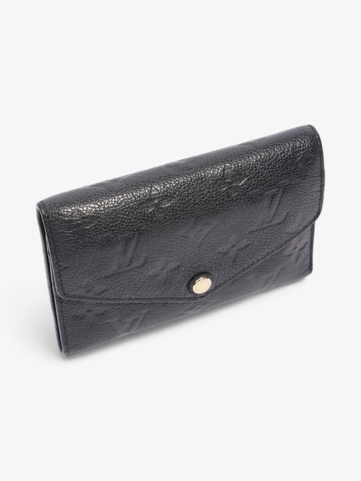 Louis Vuitton Curie  Trifold wallet  Black / Black Empreinte Leather
