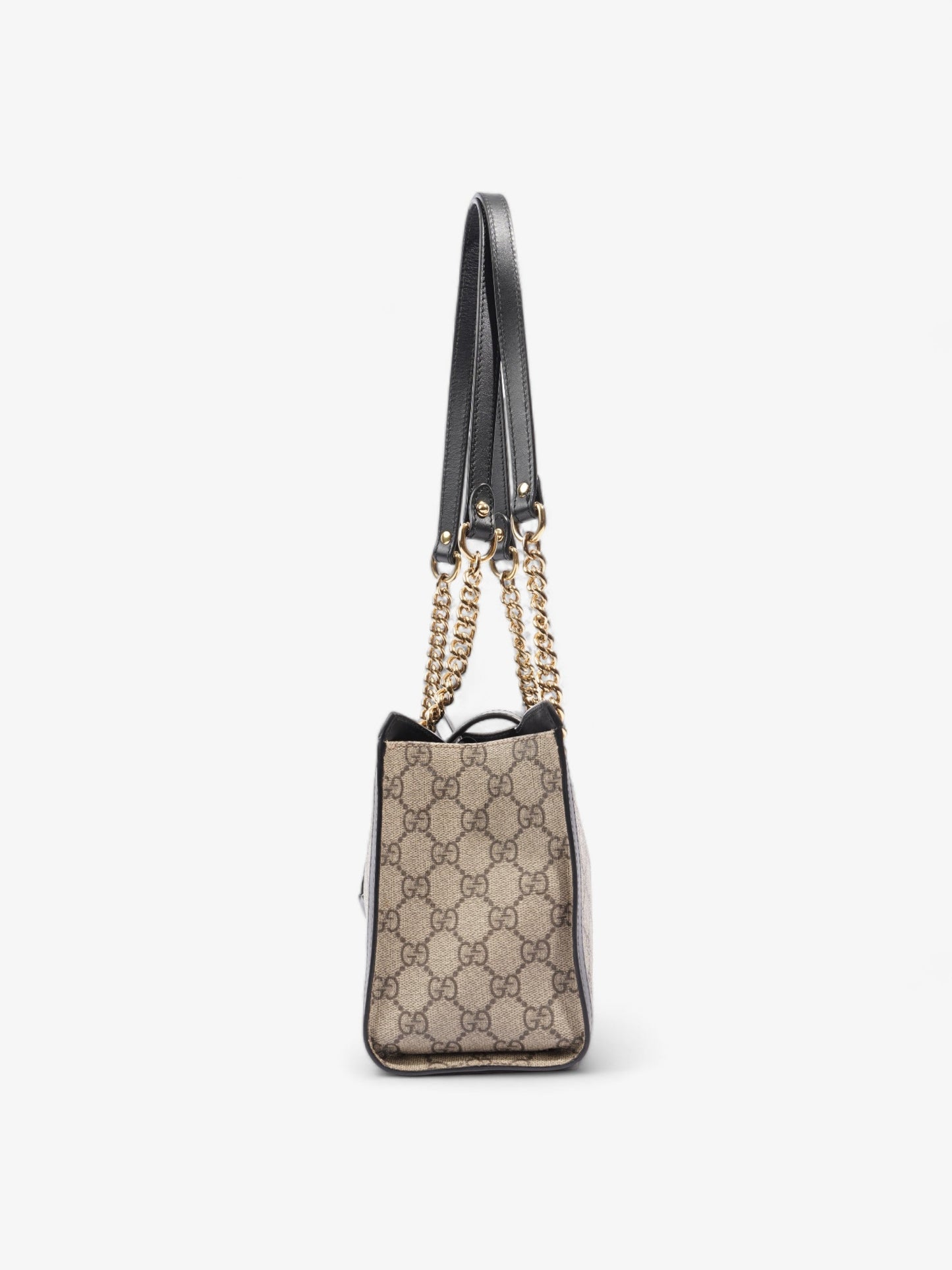 Gucci Padlock GG Supreme / Black Coated Canvas Small