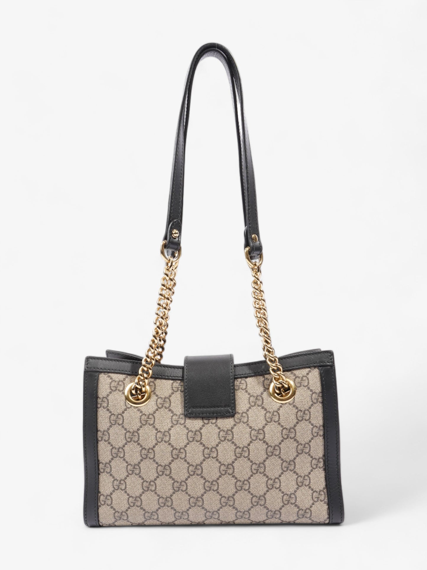 Gucci Padlock GG Supreme / Black Coated Canvas Small