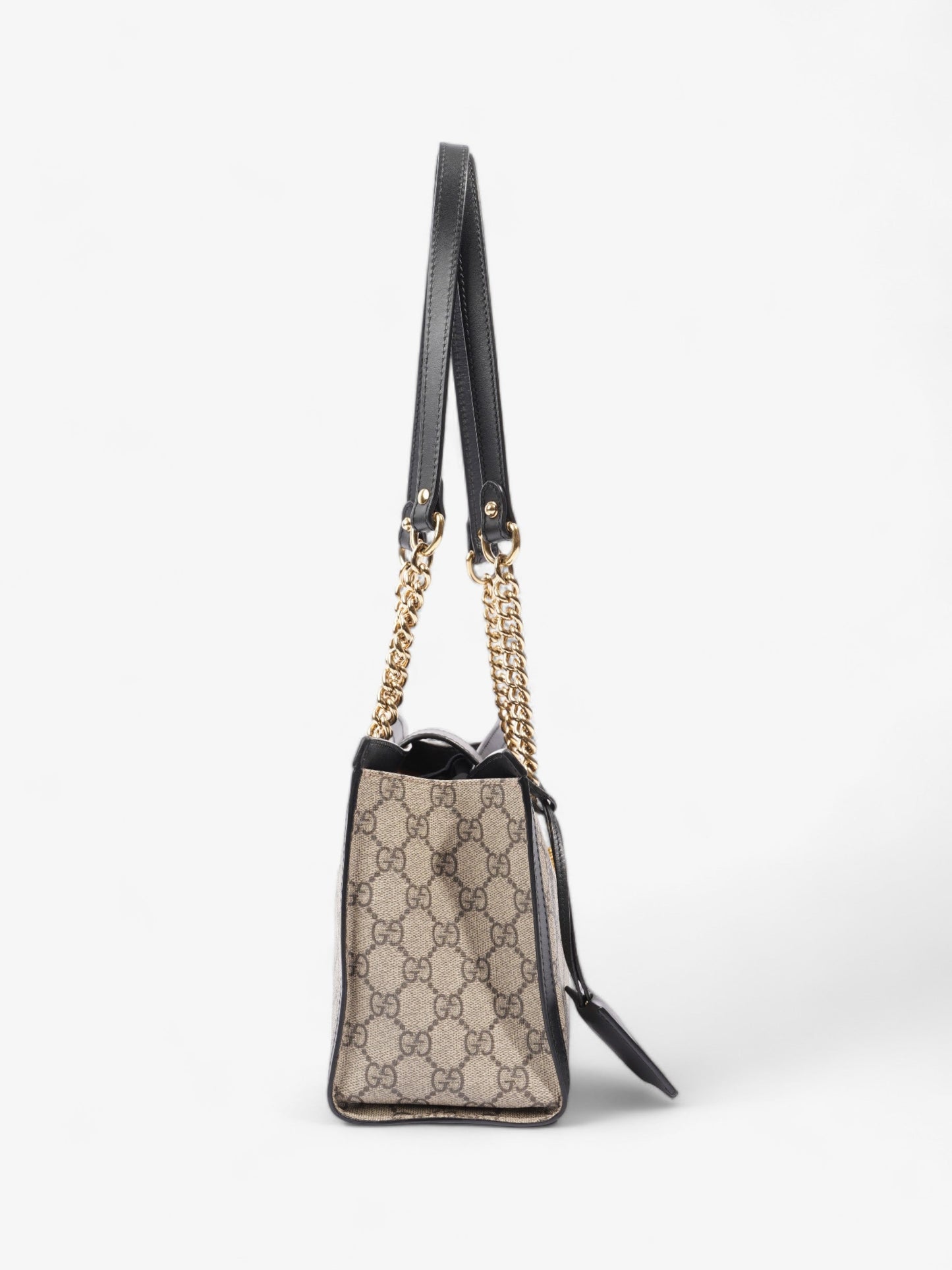 Gucci Padlock GG Supreme / Black Coated Canvas Small