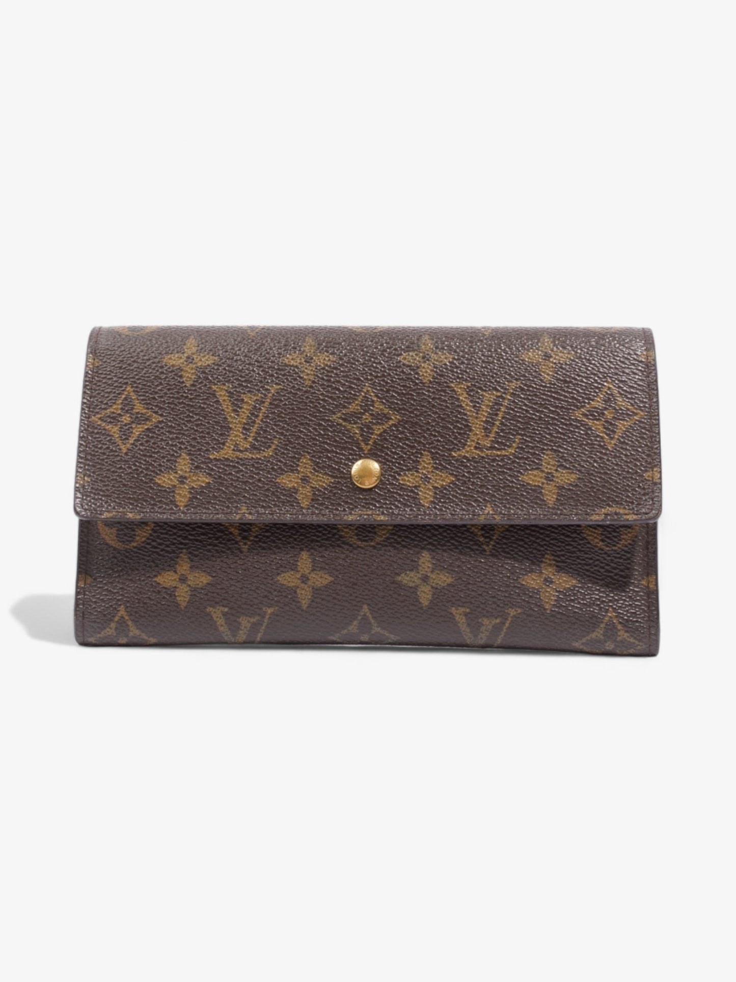 Louis Vuitton Porte Tresor International Wallet Monogram Coated Canvas