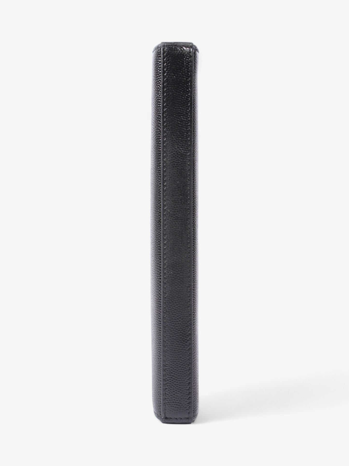 Saint Laurent Classic Zip-Around Wallet Black Leather