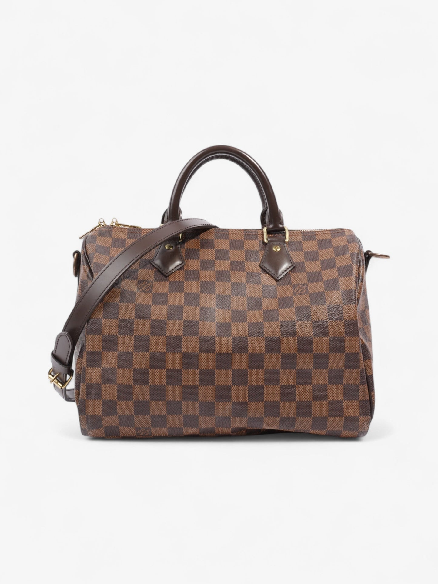 Louis Vuitton Speedy Bandouliere Damier Ebene Coated Canvas 30