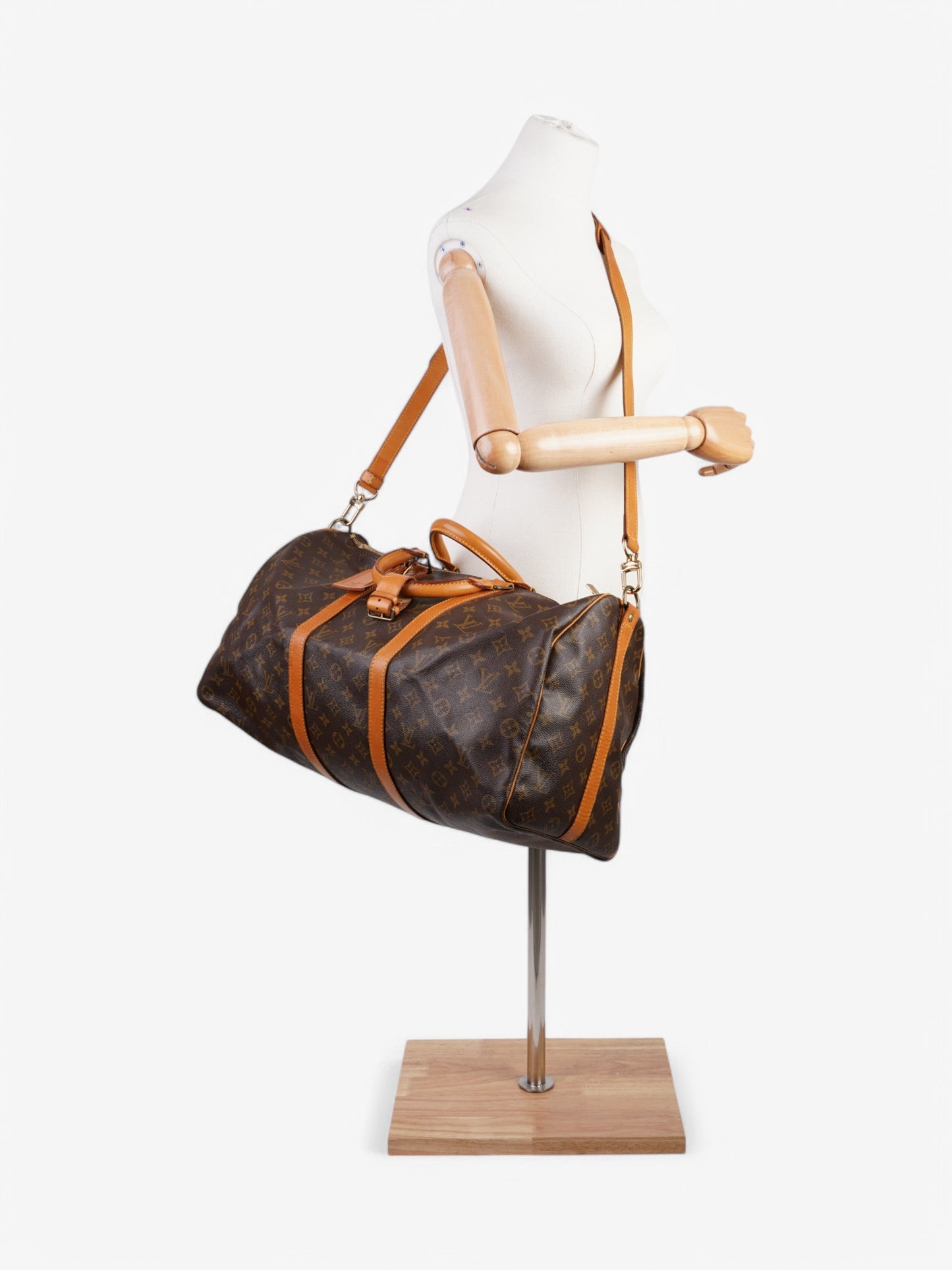 Louis Vuitton Keepall Bandouliere Monogram Coated Canvas 50