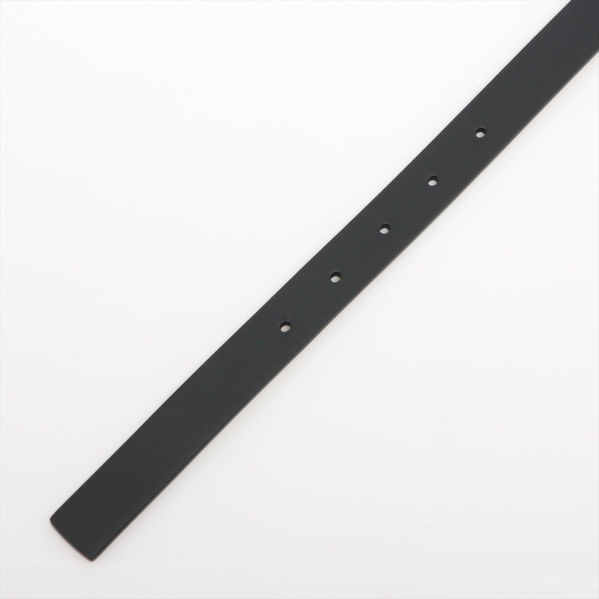 Christian Dior Black Leather 30 Montaigne Reversible Thin Belt [Clearance Sale]