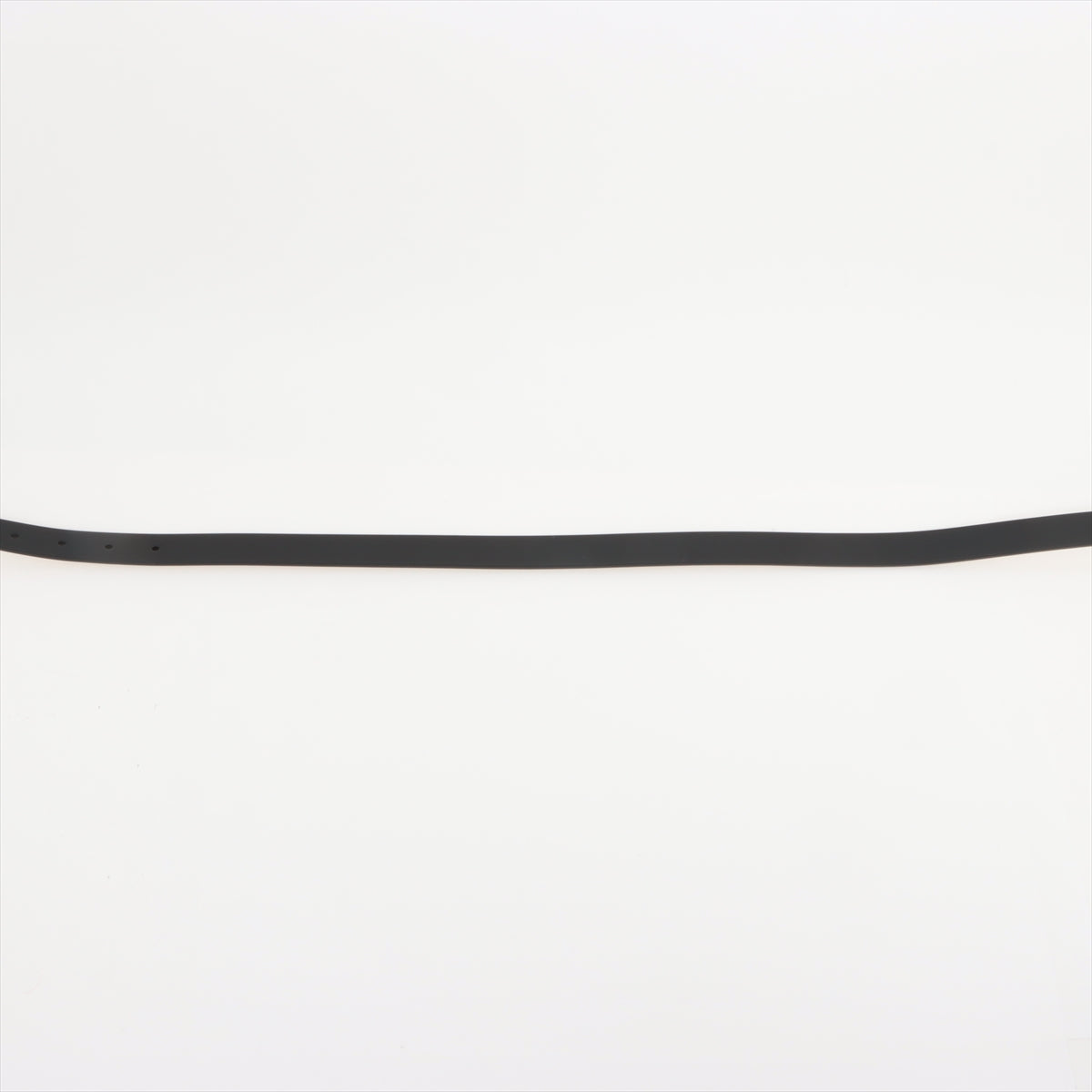 Christian Dior Black Leather 30 Montaigne Reversible Thin Belt [Clearance Sale]