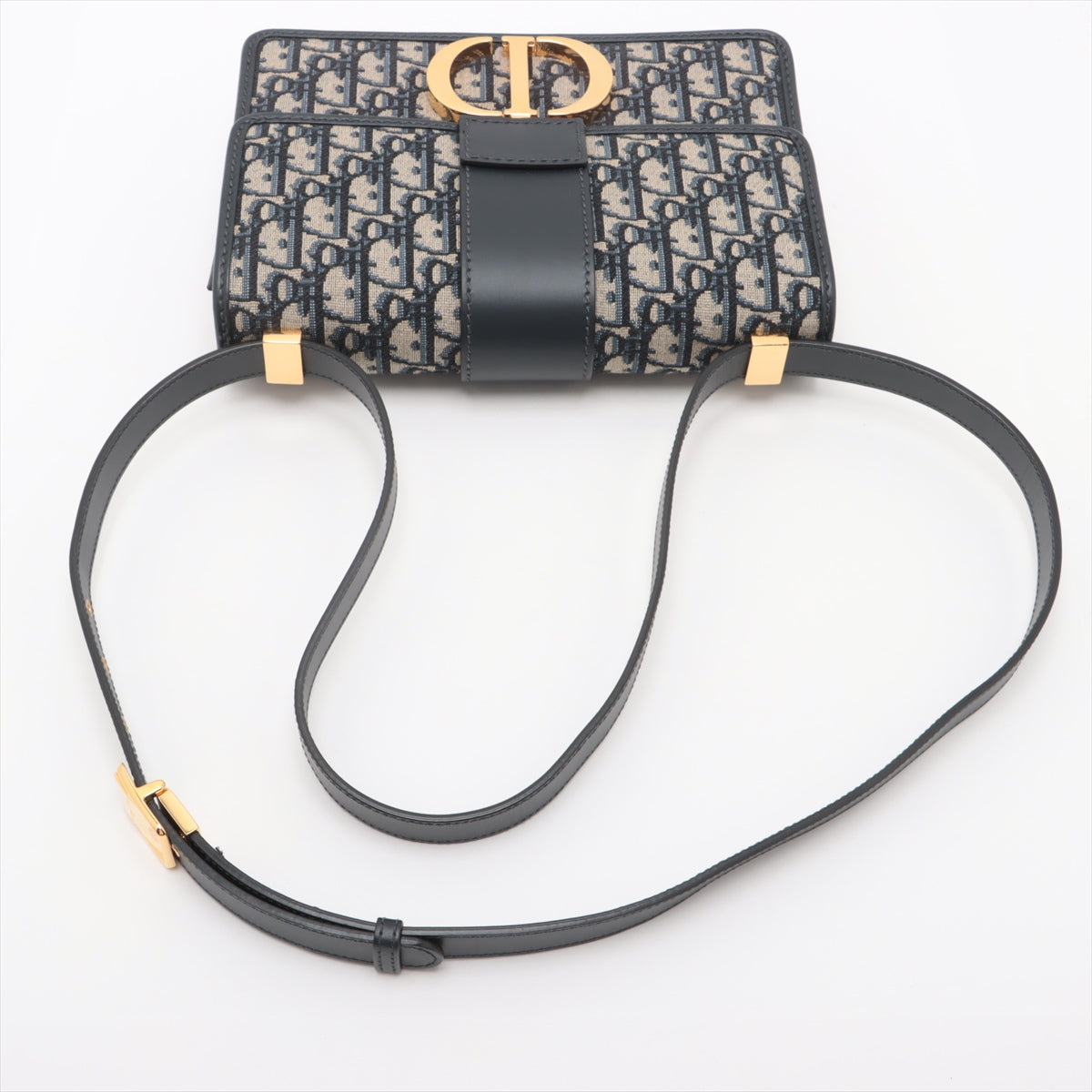 Christian Dior Blue Dior Oblique Jacquard Montaigne 30 [Clearance Sale]