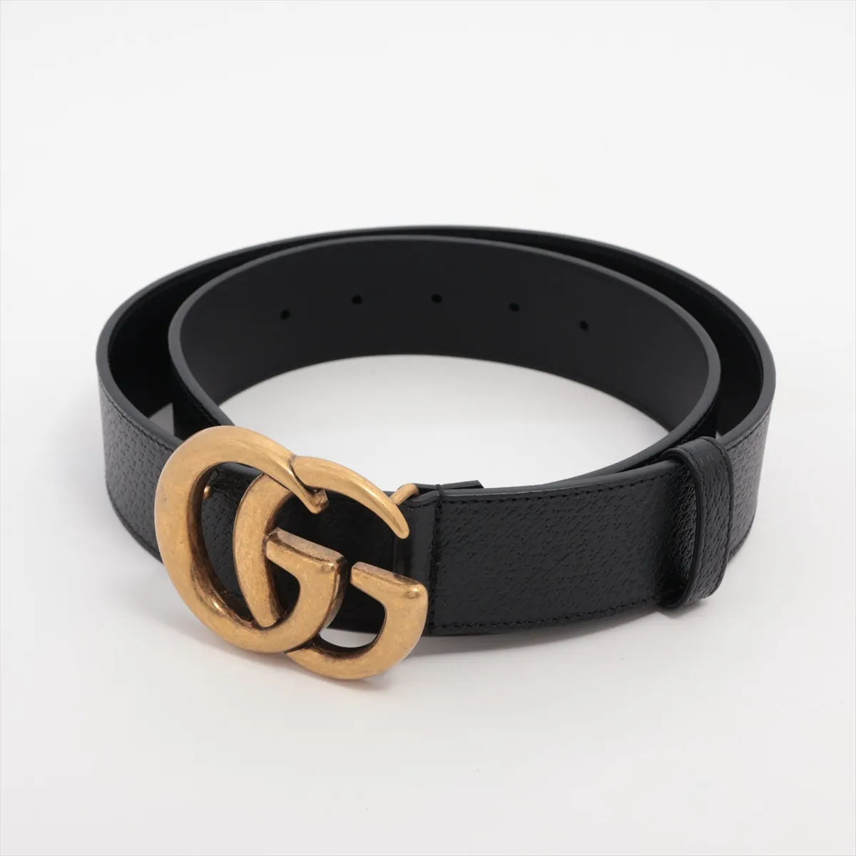 Gucci Black GG Marmont Wide Belt [Clearance Sale]