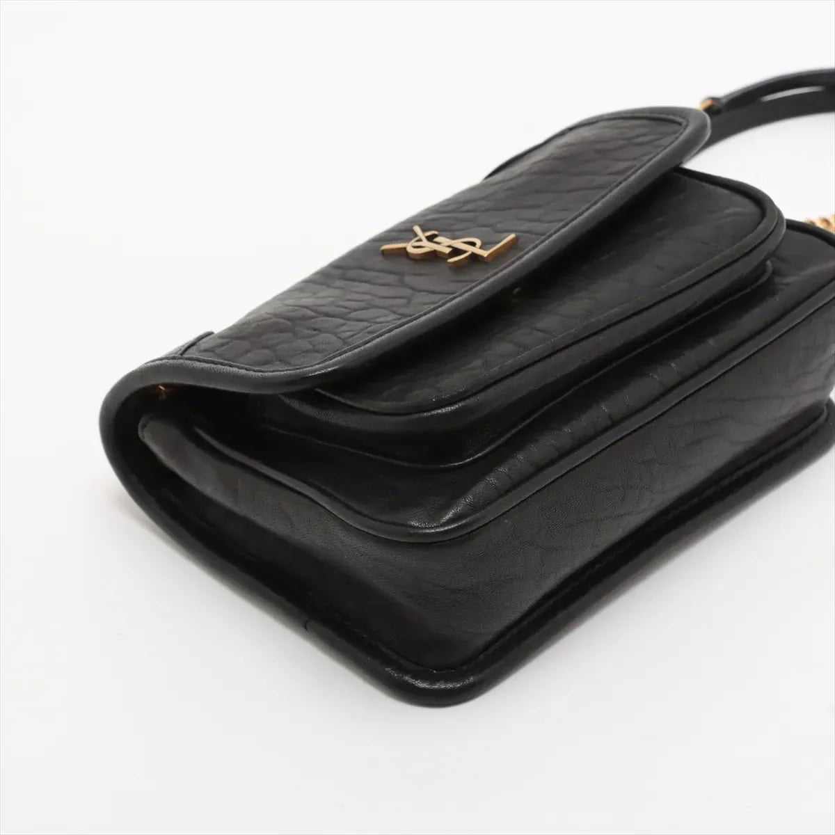 Saint Laurent Black Grained Calfskin Niki Mini [Clearance Sale]