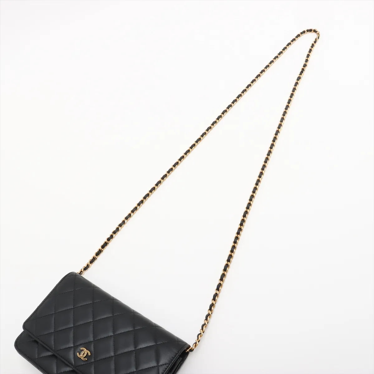 Chanel Black Nappa Lambskin Wallet On Chain [Clearance Sale]