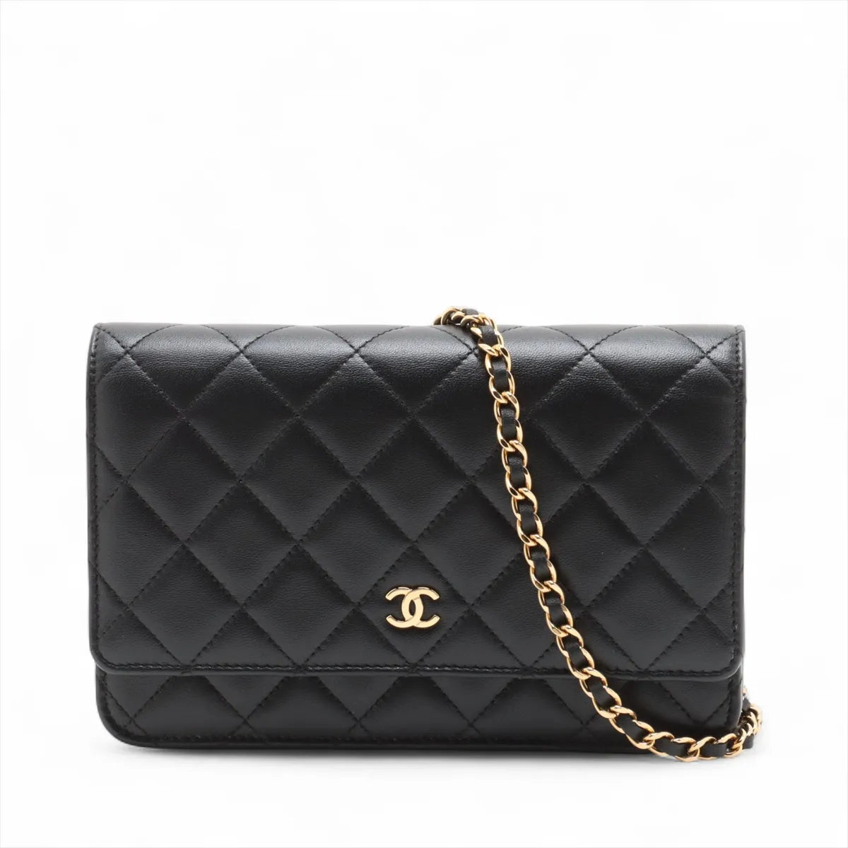 Chanel Black Nappa Lambskin Wallet On Chain [Clearance Sale]