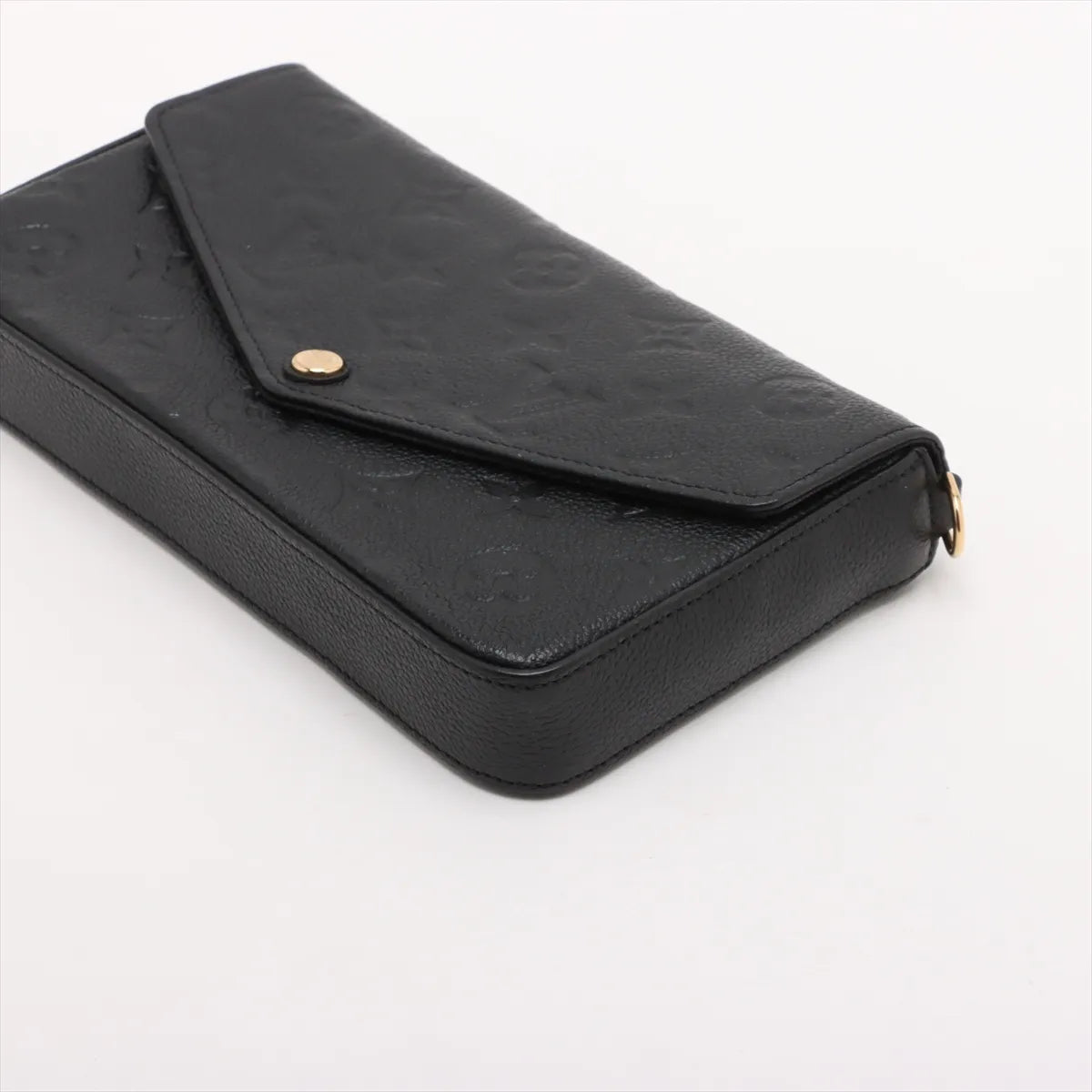 Louis Vuitton Black Monogram Empreinte Leather Pochette Felicie [Clearance Sale]