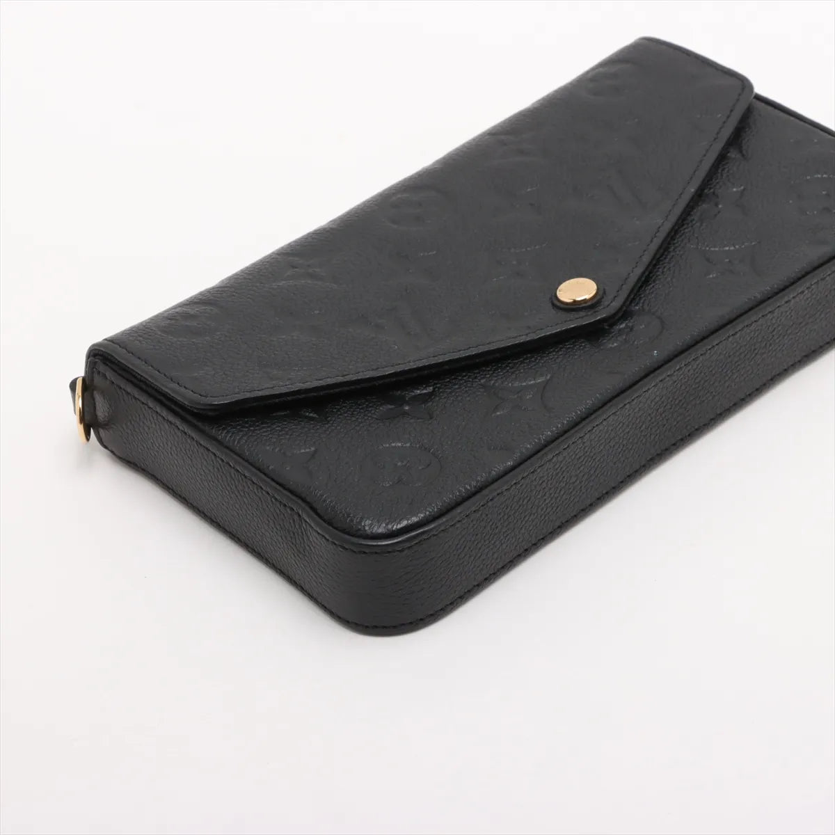 Louis Vuitton Black Monogram Empreinte Leather Pochette Felicie [Clearance Sale]