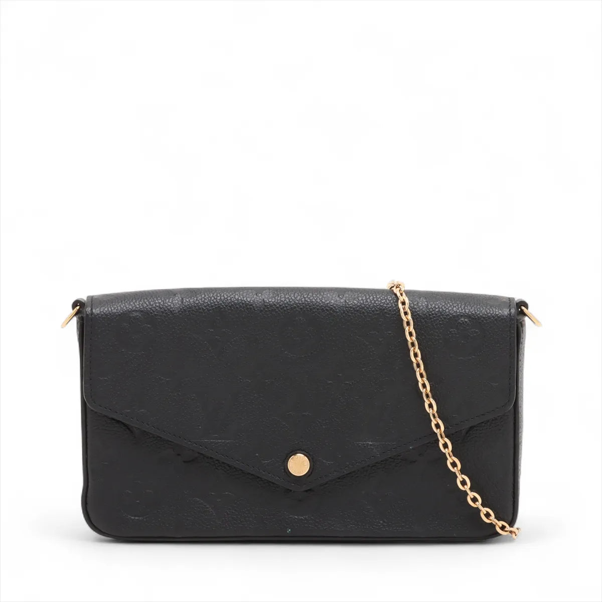 Louis Vuitton Black Monogram Empreinte Leather Pochette Felicie [Clearance Sale]