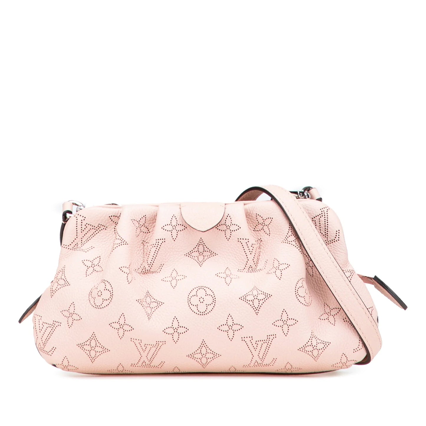 Pink Louis Vuitton Monogram Mahina Scala Mini Pouch Crossbody Bag