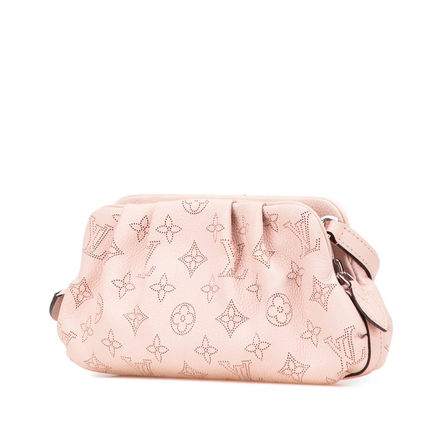Pink Louis Vuitton Monogram Mahina Scala Mini Pouch Crossbody Bag