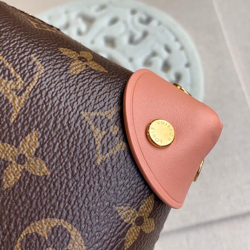 Top Quality Petite Malle Souple Monogram Canvas Pink For Women, Womens Handbags, Shoulder And Crossbody Bags 7.9in/20cm Top Quality M45531