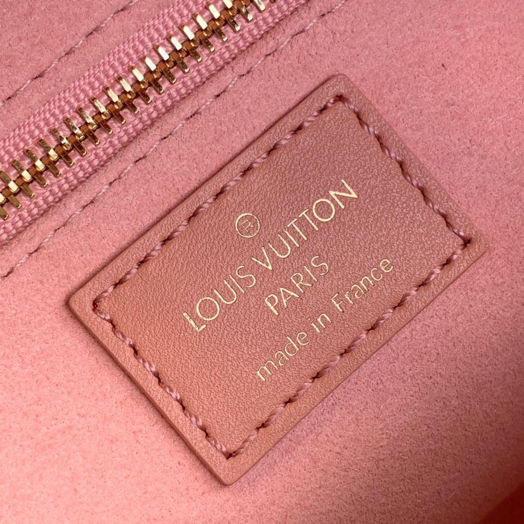 Top Quality Petite Malle Souple Monogram Canvas Pink For Women, Womens Handbags, Shoulder And Crossbody Bags 7.9in/20cm Top Quality M45531