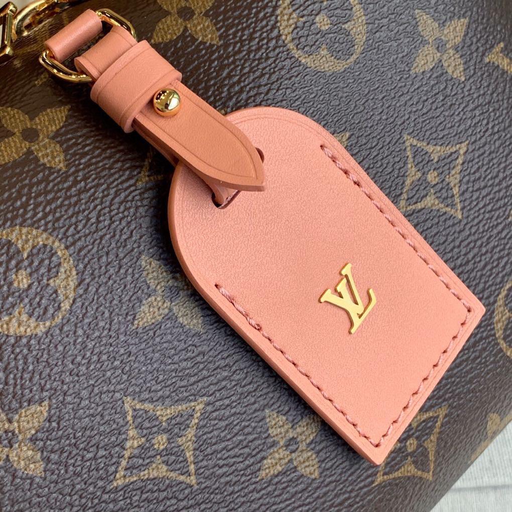 Top Quality Petite Malle Souple Monogram Canvas Pink For Women, Womens Handbags, Shoulder And Crossbody Bags 7.9in/20cm Top Quality M45531