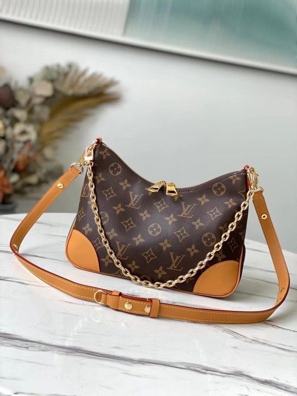 Top Quality Boulogne Monogram Canvas Natural Beige For Women, Womens Handbags, Shoulder And Crossbody Bags 11.4in/29cm Top Quality M45832
