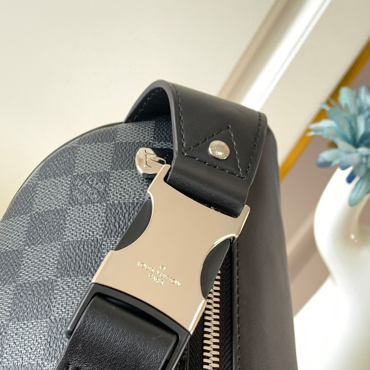 Top Quality Campus Bumbag Damier Graphite Canvas For Men, Bags 10.2in/26cm Top Quality N40362