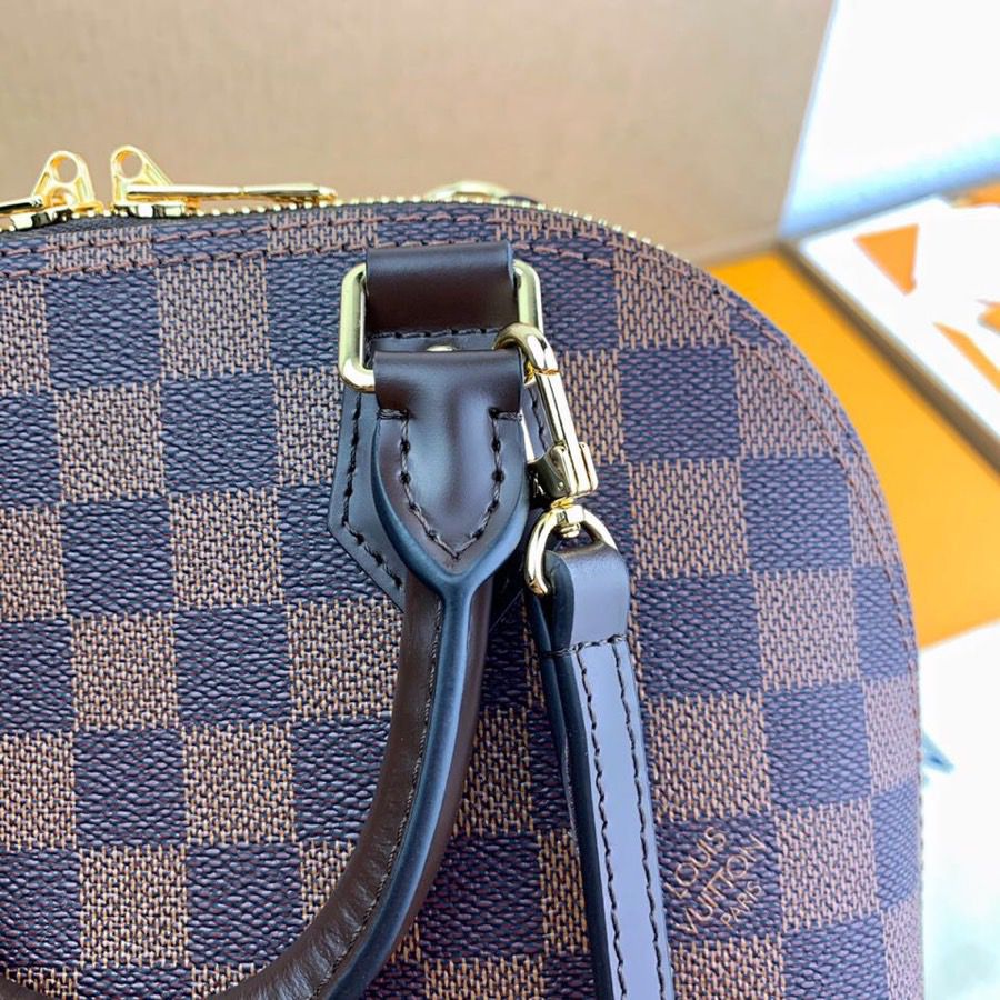 Top Quality Alma BB Damier Ebene Canvas For Women, Womens Handbags, Shoulder And Crossbody Bags 9.3in/23.5cm Top Quality N41221