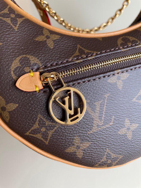 Top Quality Loop Monogram Canvas For Women,  Shoulder And Crossbody Bags 9.1in/23cm Top Quality M81098