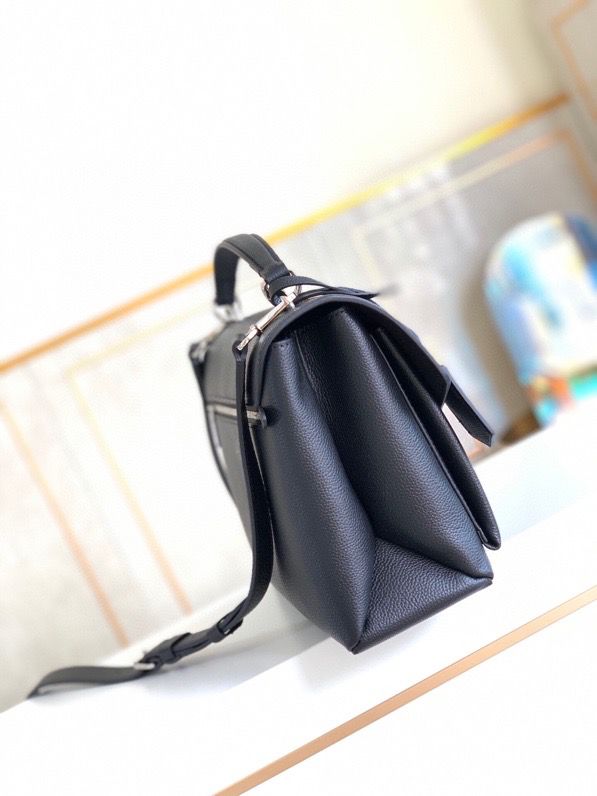 Top Quality Mylockme Satchel Black For Women,  Shoulder And Crossbody Bags 11in/28cm Top Quality M54849
