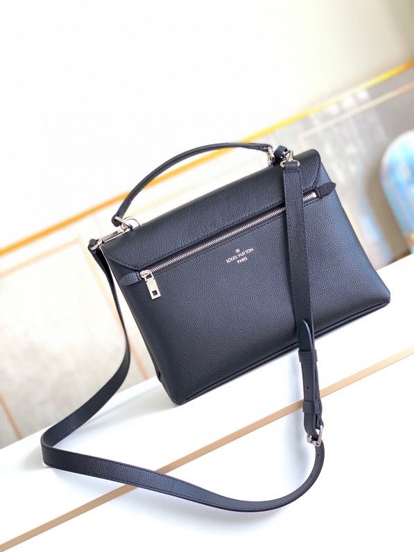 Top Quality Mylockme Satchel Black For Women,  Shoulder And Crossbody Bags 11in/28cm Top Quality M54849