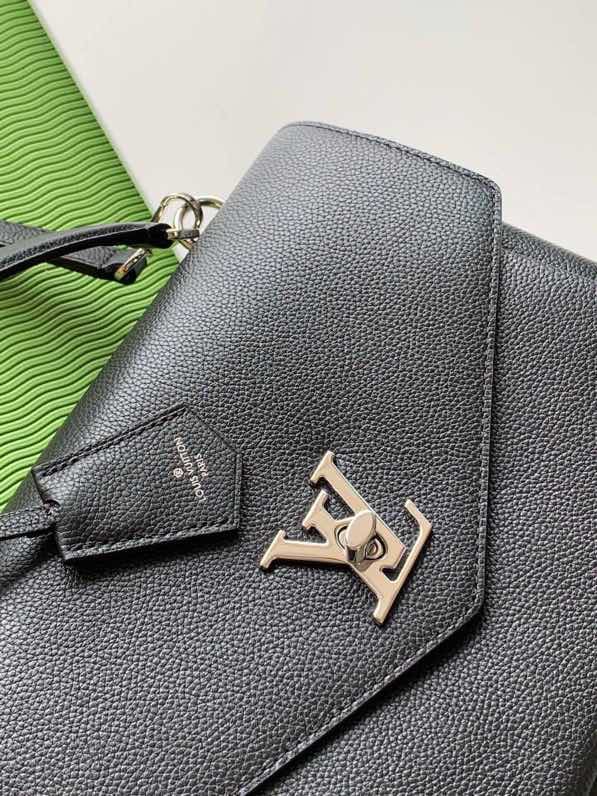 Top Quality Mylockme Satchel Black For Women,  Shoulder And Crossbody Bags 11in/28cm Top Quality M54849