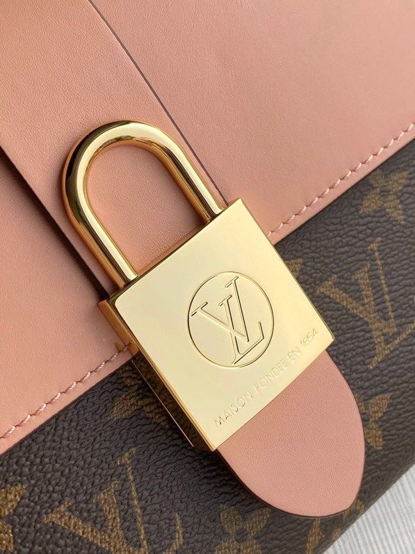 Top Quality Locky BB Monogram Canvas Rose Poudre Pink For Women, Womens Handbags, Shoulder And Crossbody Bags 7.9in/20cm Top Quality M44080